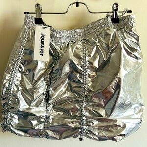 SALE  FAUX LEATHER VEGAN  BEAM ME UP SPACE SKIRT 🤍 LABOR DAY SALE